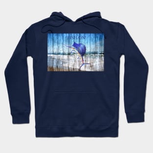 Marlin - Fish On Sign Hoodie